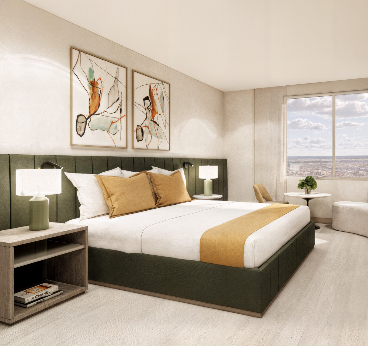 Meliá Residences Miami - unidad dormitorio