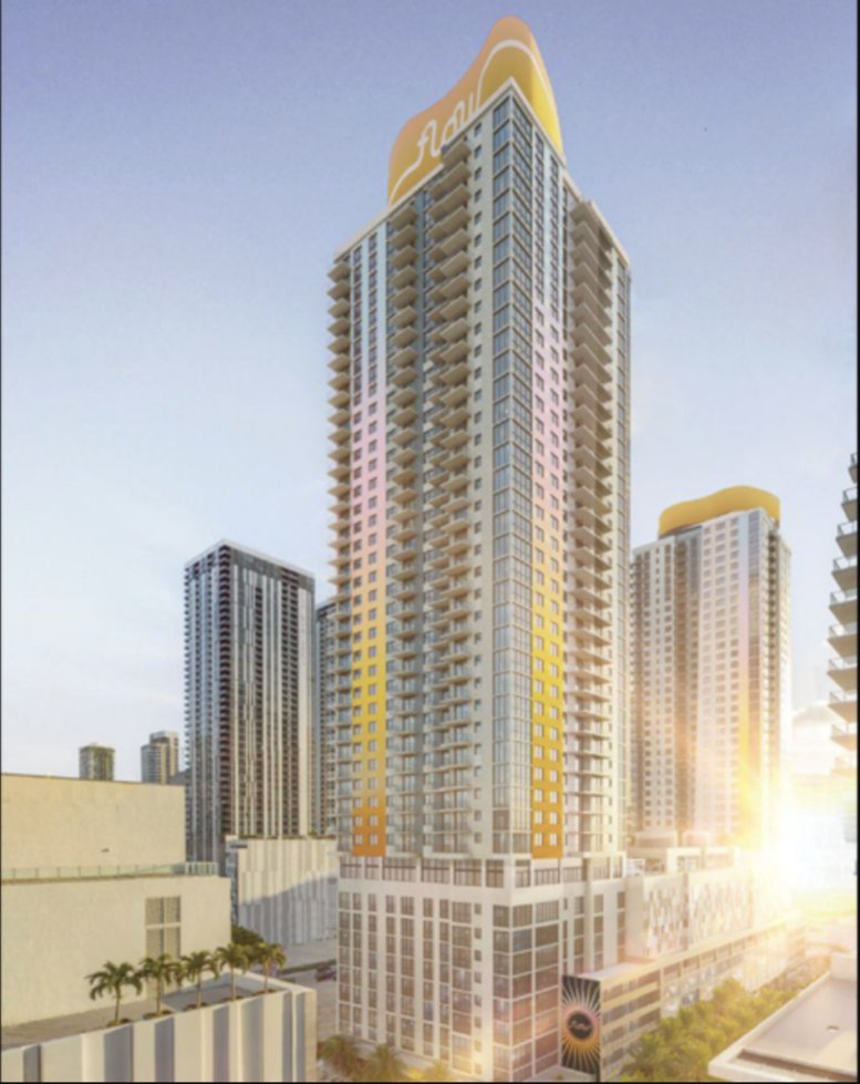 Flow House Miami — torre residencial en Miami Worldcenter, Downtown Miami