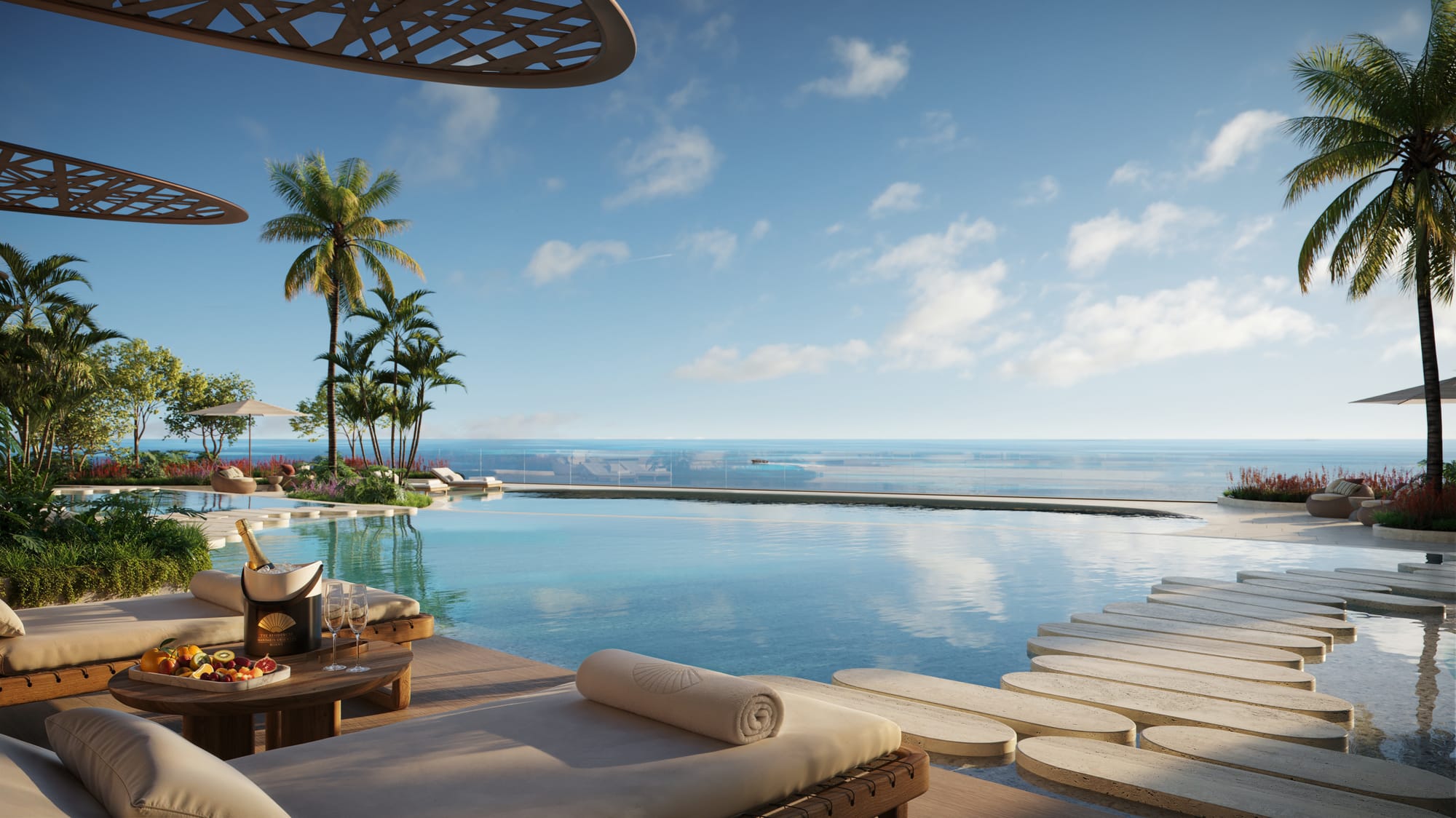 Amenidades resort de The Residences at Mandarin Oriental en Brickell Key