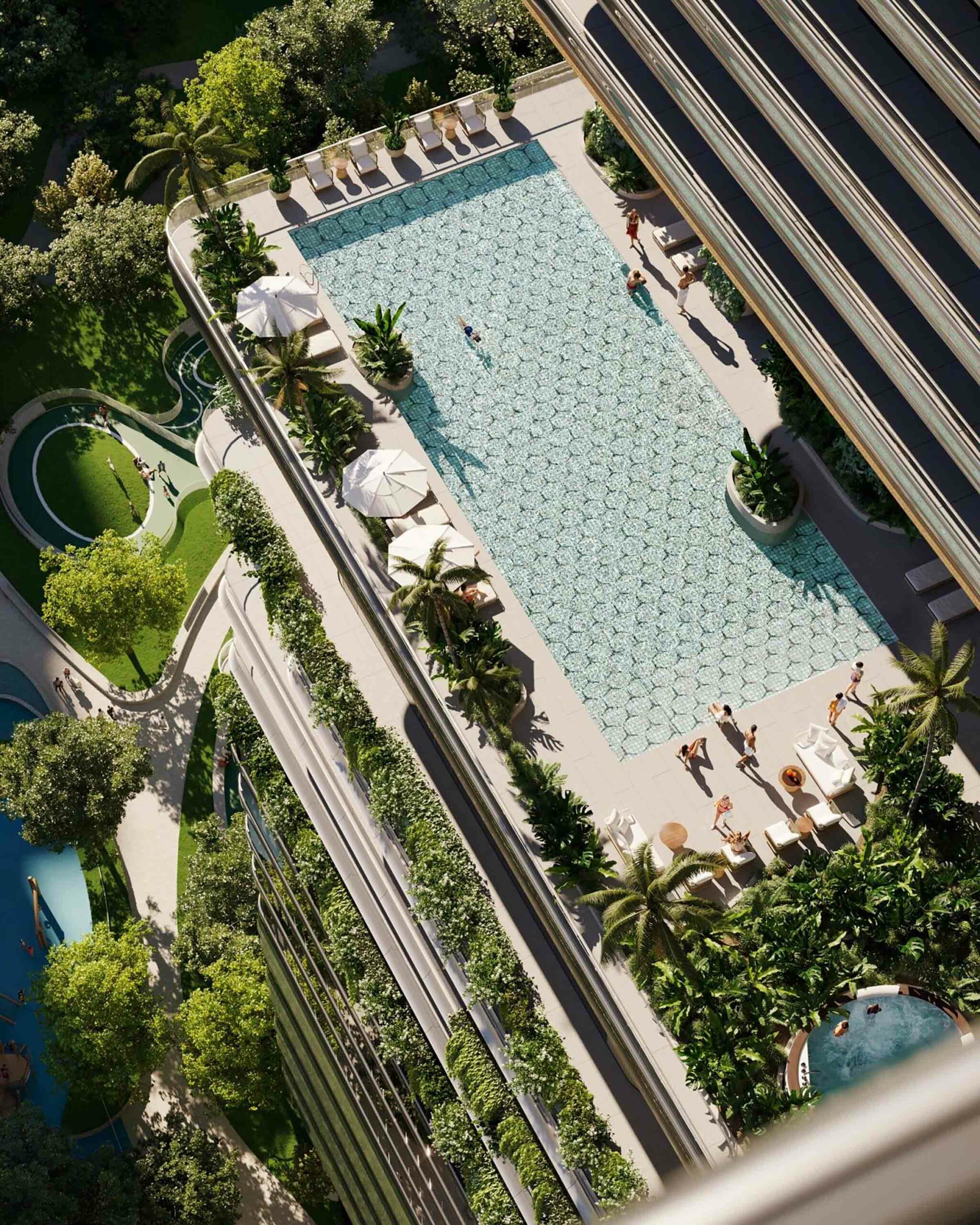 Amenidades de Mercedes-Benz Places en Brickell, Miami