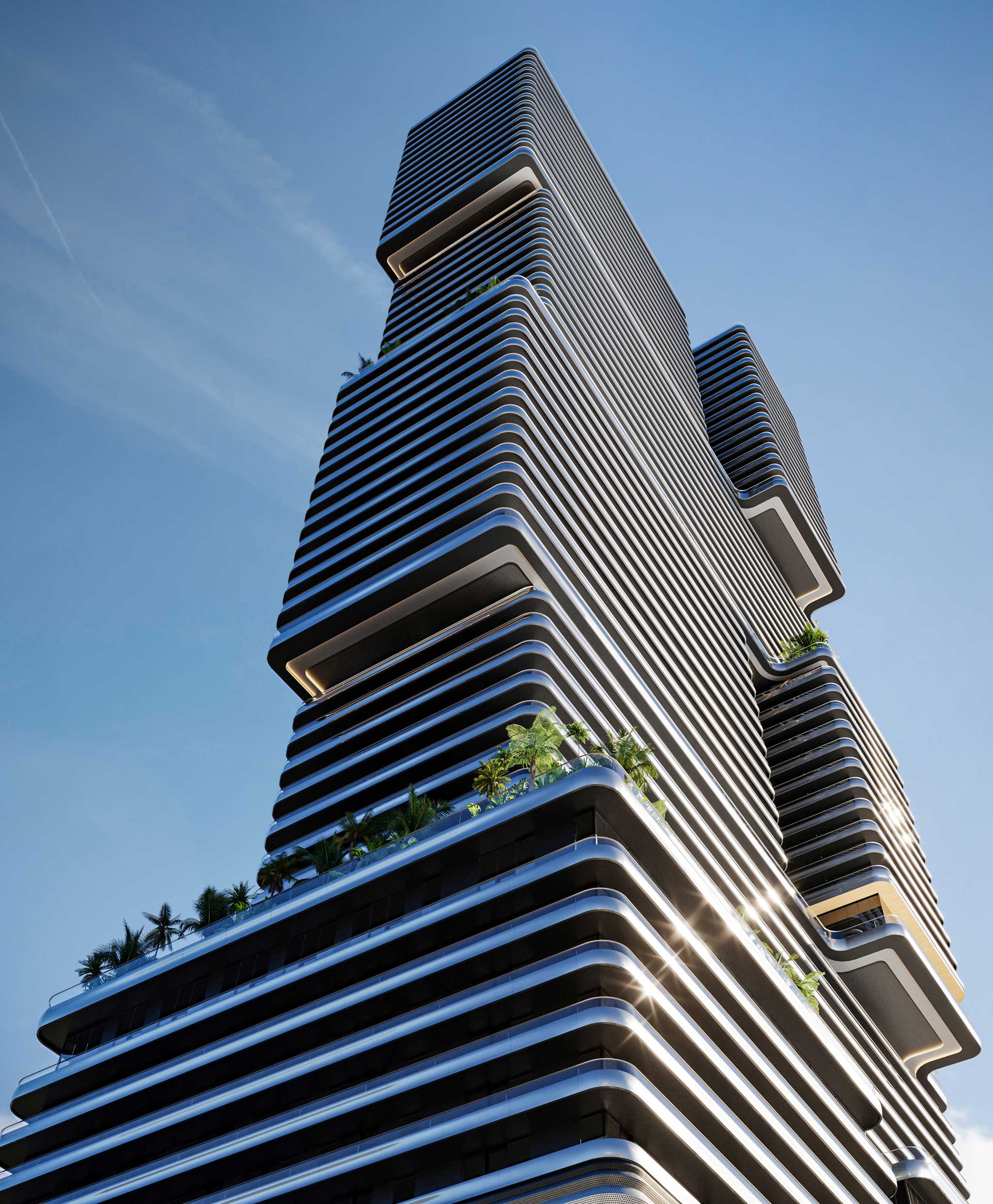 Ubicación de Mercedes-Benz Places en Brickell, Miami