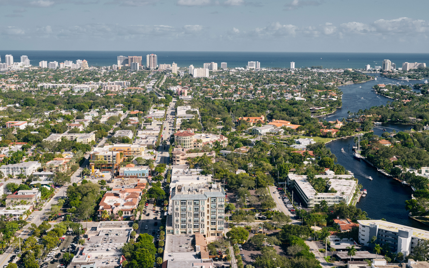 Las Olas Boulevard, ubicación de Andare Residences en Fort Lauderdale