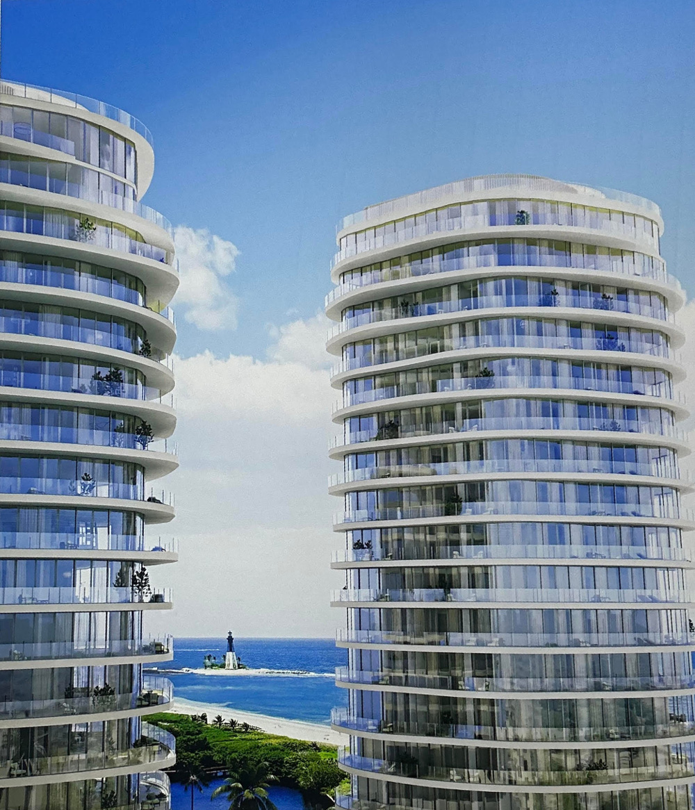 Armani/Casa Residences Pompano Beach — torres frente al mar cerca al Hillsboro Inlet