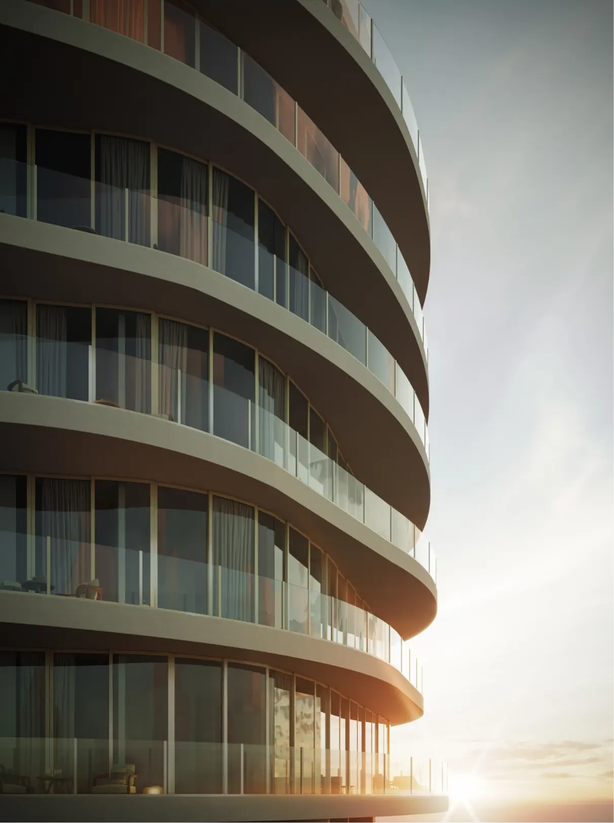 Armani/Casa Residences Pompano Beach — torres oceanfront con terrazas envolventes