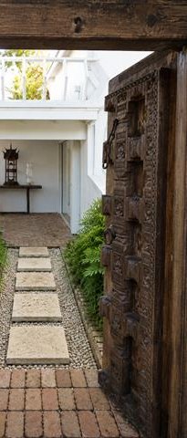 Entrada de casa de 1954 en Coconut Grove